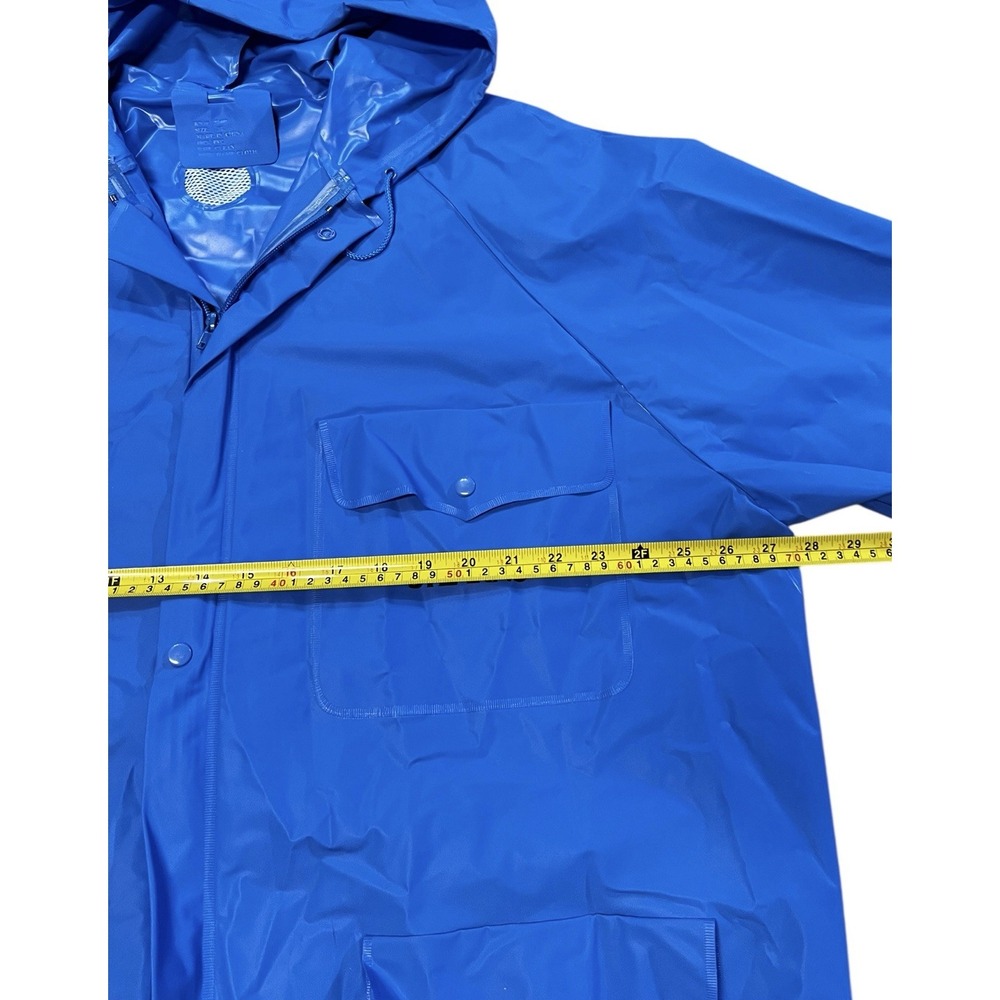 Stearns Dry Wear Hooded Rain Coat & Pants Set Blue Waterproof XL Vented Pockets - Picture 14 of 16